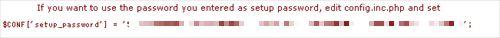 Postfix Adin setup password